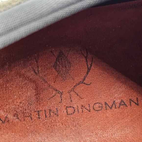 Martin Dingman Stone Woven Cameron Sneakers Water-Repellent Suede Mens 8.5 - Picture 5 of 8